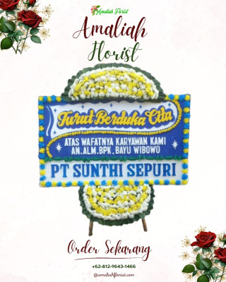 Papan Bunga Duka di Mertak